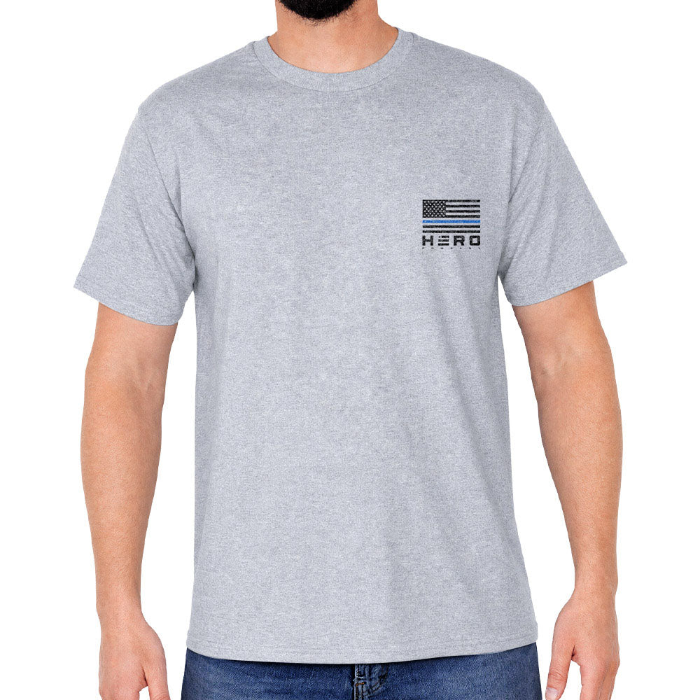 Back The Blue - Blessed Are The Peacemakers Grey Tee