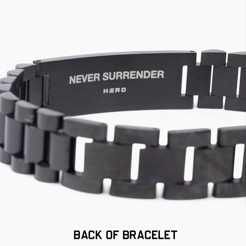 FREE Never Surrender Patriot Bracelet with Purchase of The 250th Year Anniversary Tee - Helps Pair Veterans With A Service Dog or Shelter Dog