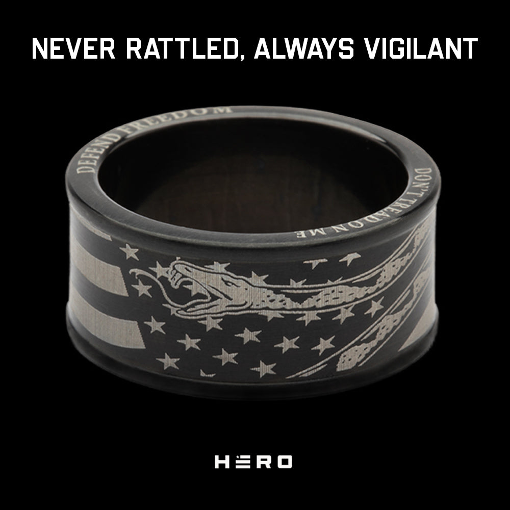 The Hero Company&#39;s Don’t Tread On Me Ring- Helps Pair Veterans With A Service Dog Or Shelter Dog