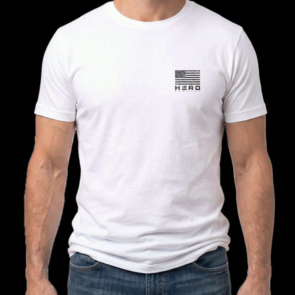 Labs &amp; Liberty Yellow Lab White Tee