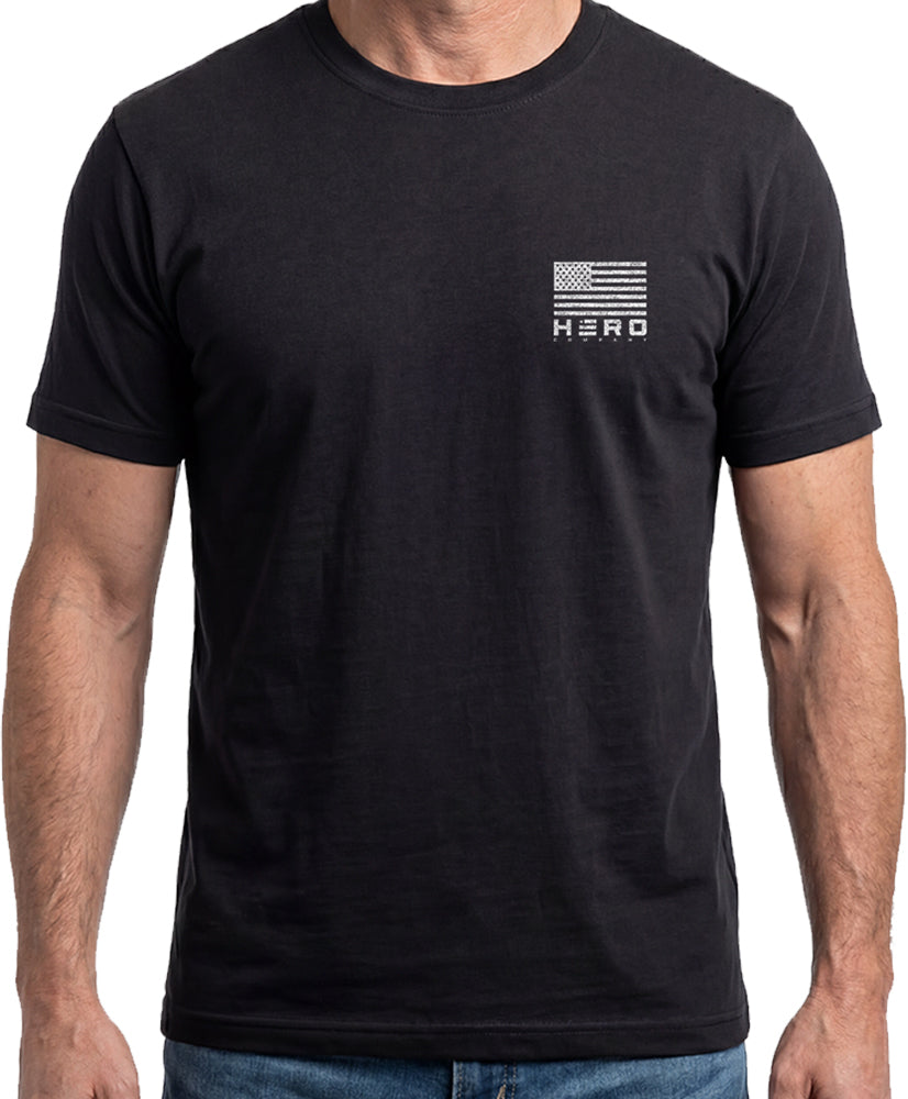Back The Blue Black Tee