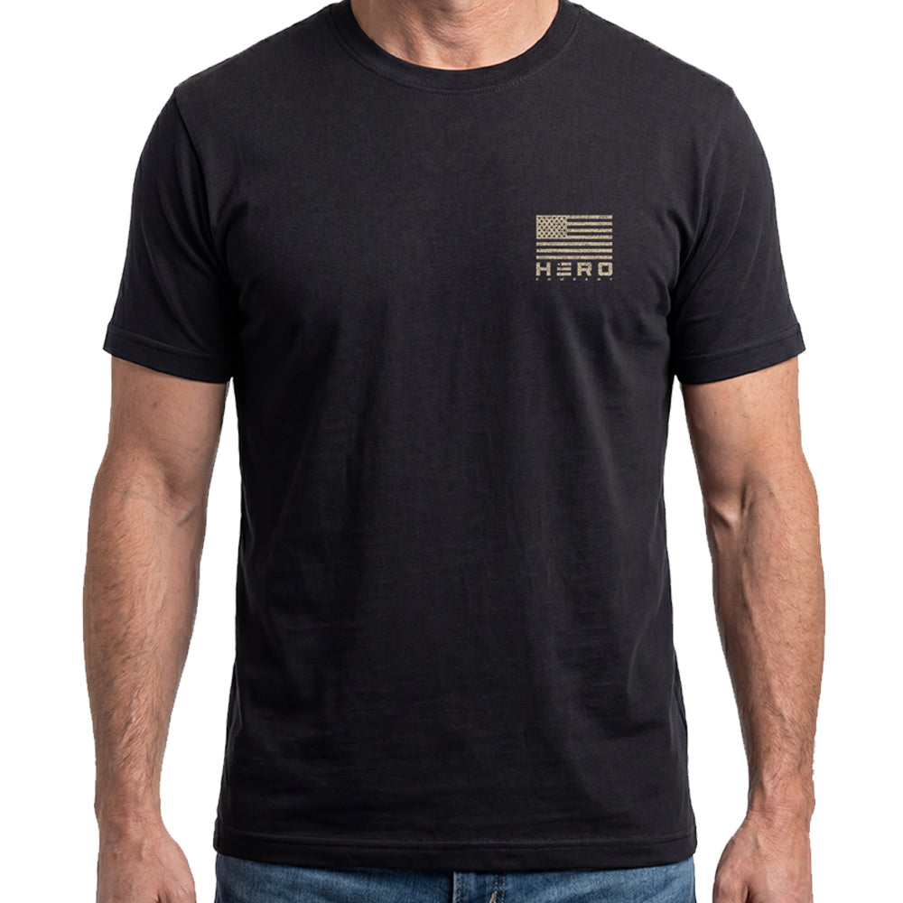Labs &amp; Liberty Black Lab Black Tee