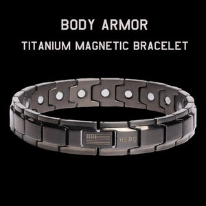 Body Armor Titanium Magnetic Bracelet: Helps Pair Veterans With A Service Dog Or Shelter Dog