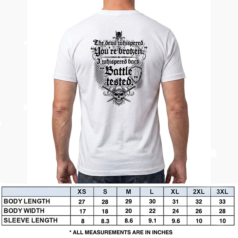 Battle Tested White Tee