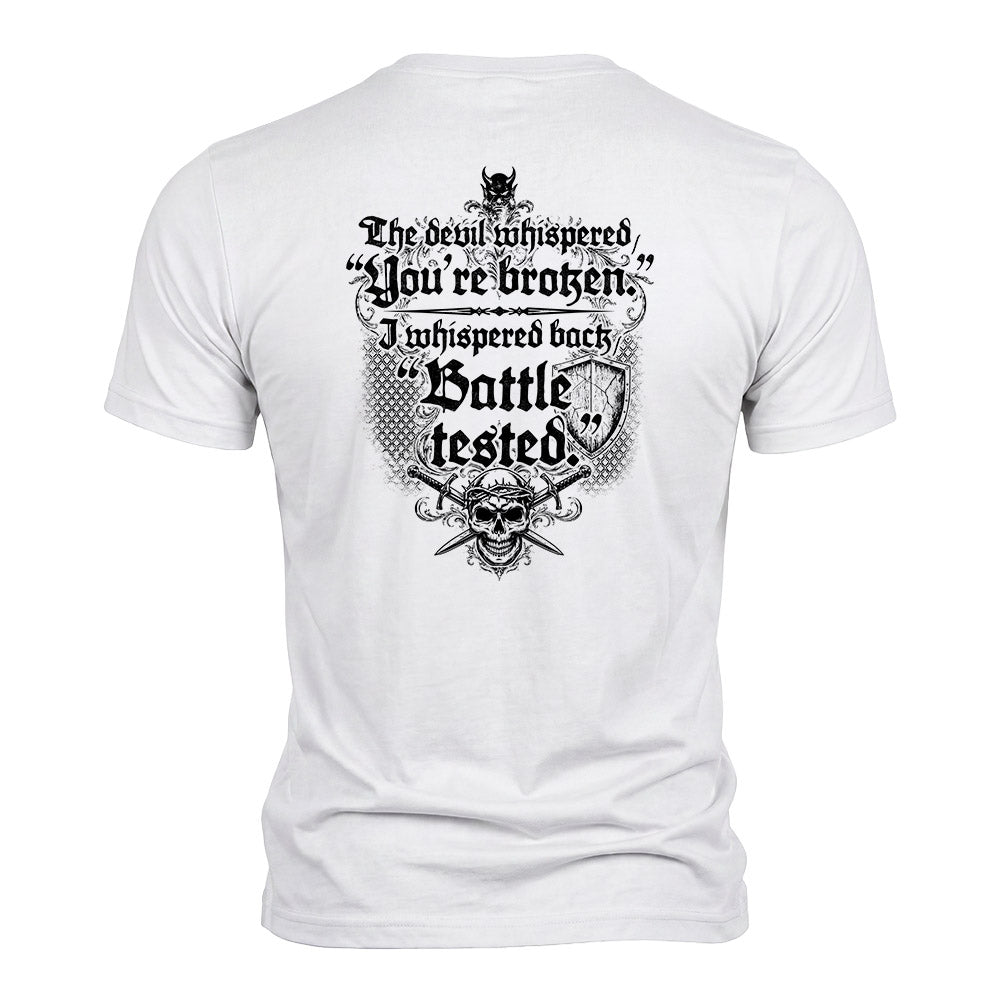 Battle Tested White Tee