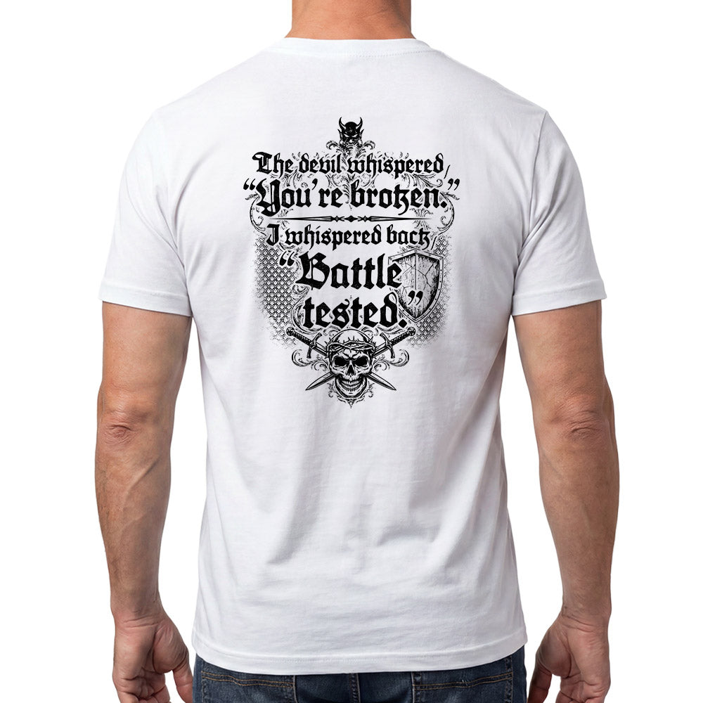 Battle Tested White Tee