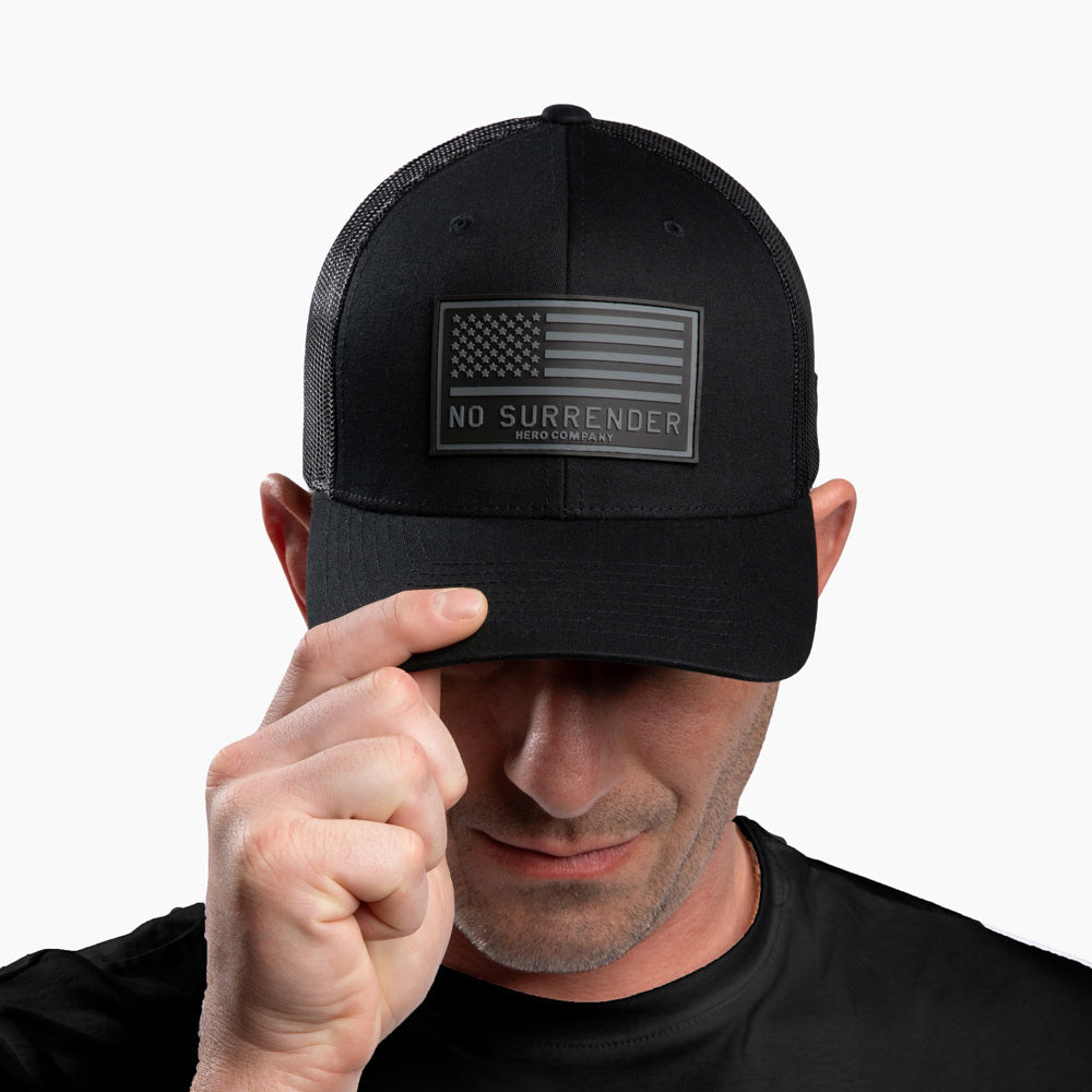The Hero Company No Surrender Hat - Helps Pair Veterans With A Service Dog or Shelter Dog