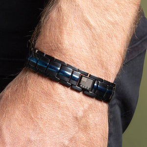 These Colors Don't Run Titanium Magnetic Bracelet & Adjustment tool: Helps Pair Veterans With A Service Dog Or Shelter Dog