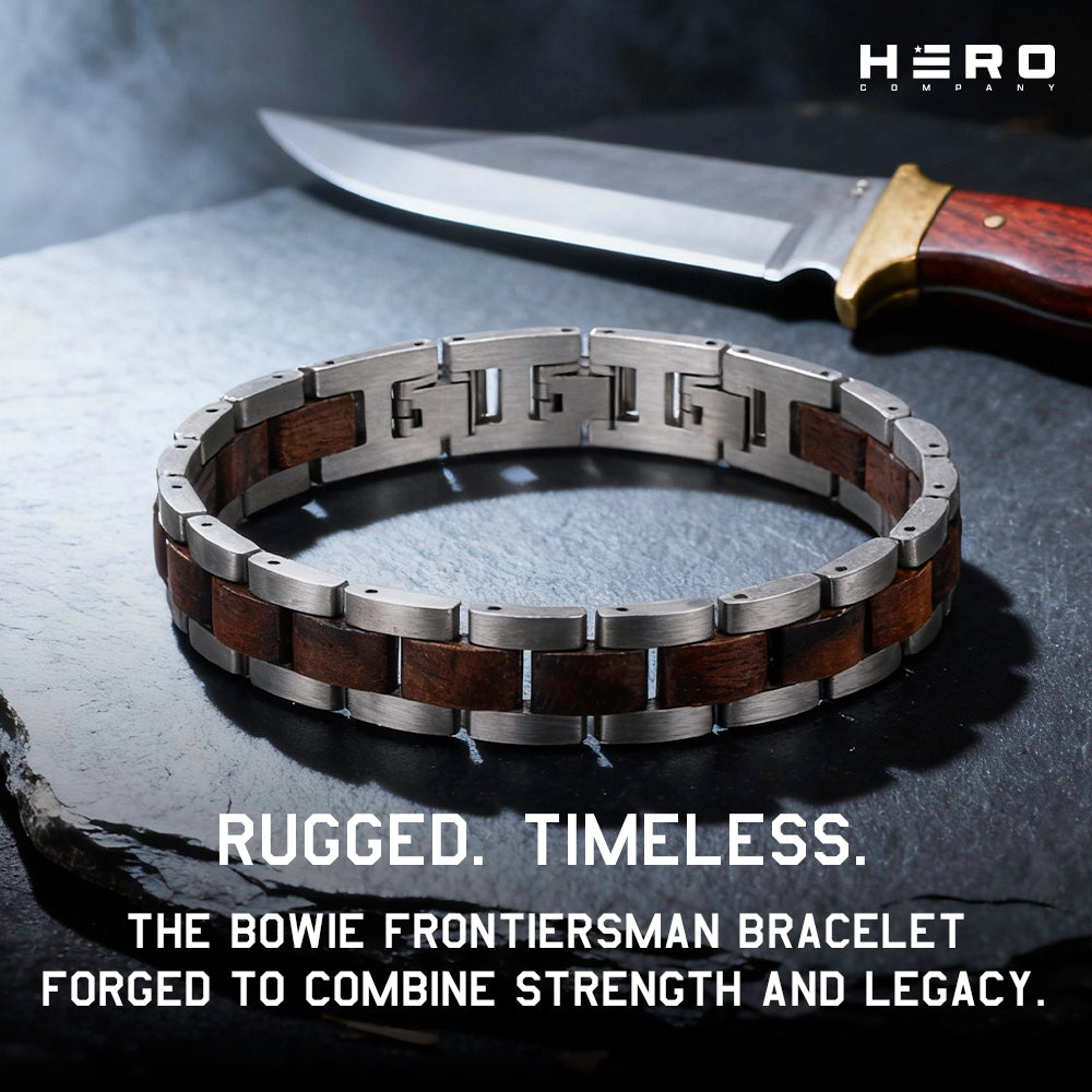 Bowie Frontiersman Bracelet - Helps Pair Veterans With A Service Dog Or Shelter Dog