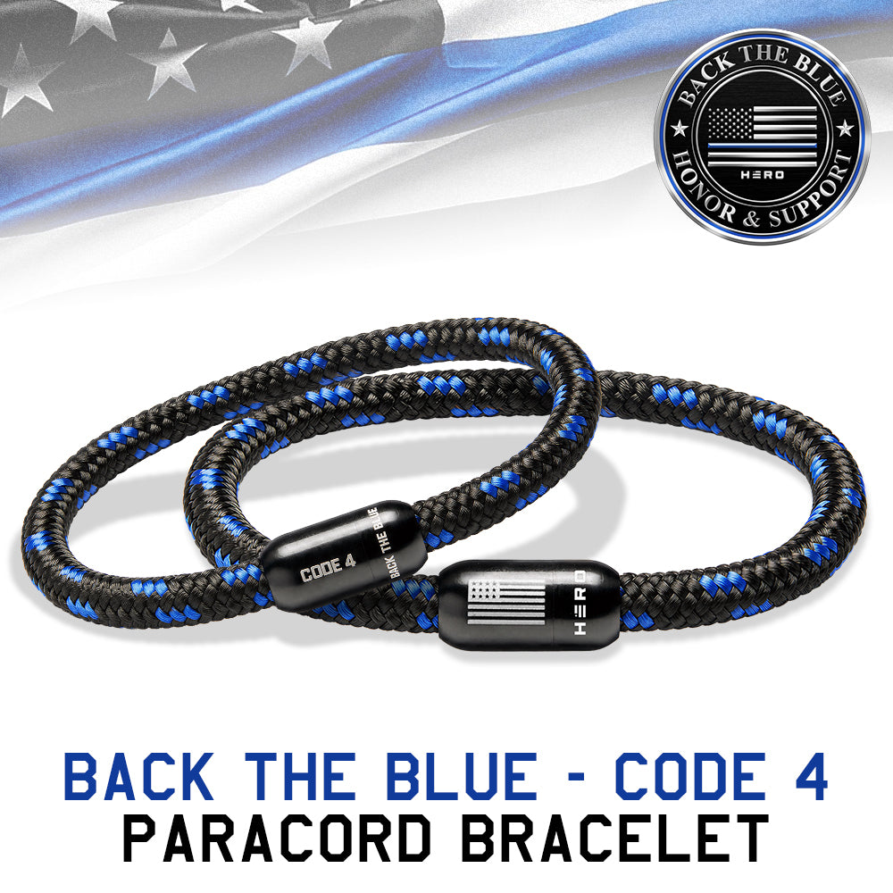 BACK THE BLUE Paracord Bracelet