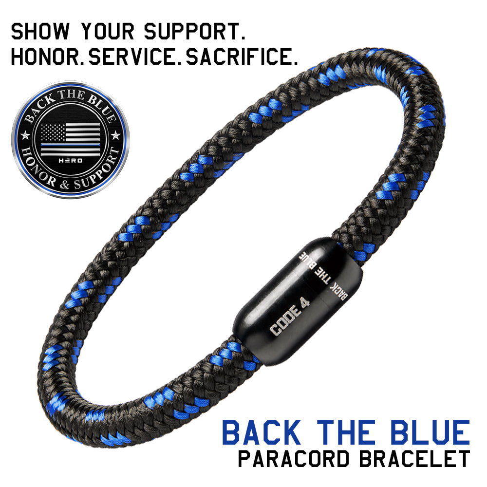 BACK THE BLUE Paracord Bracelet