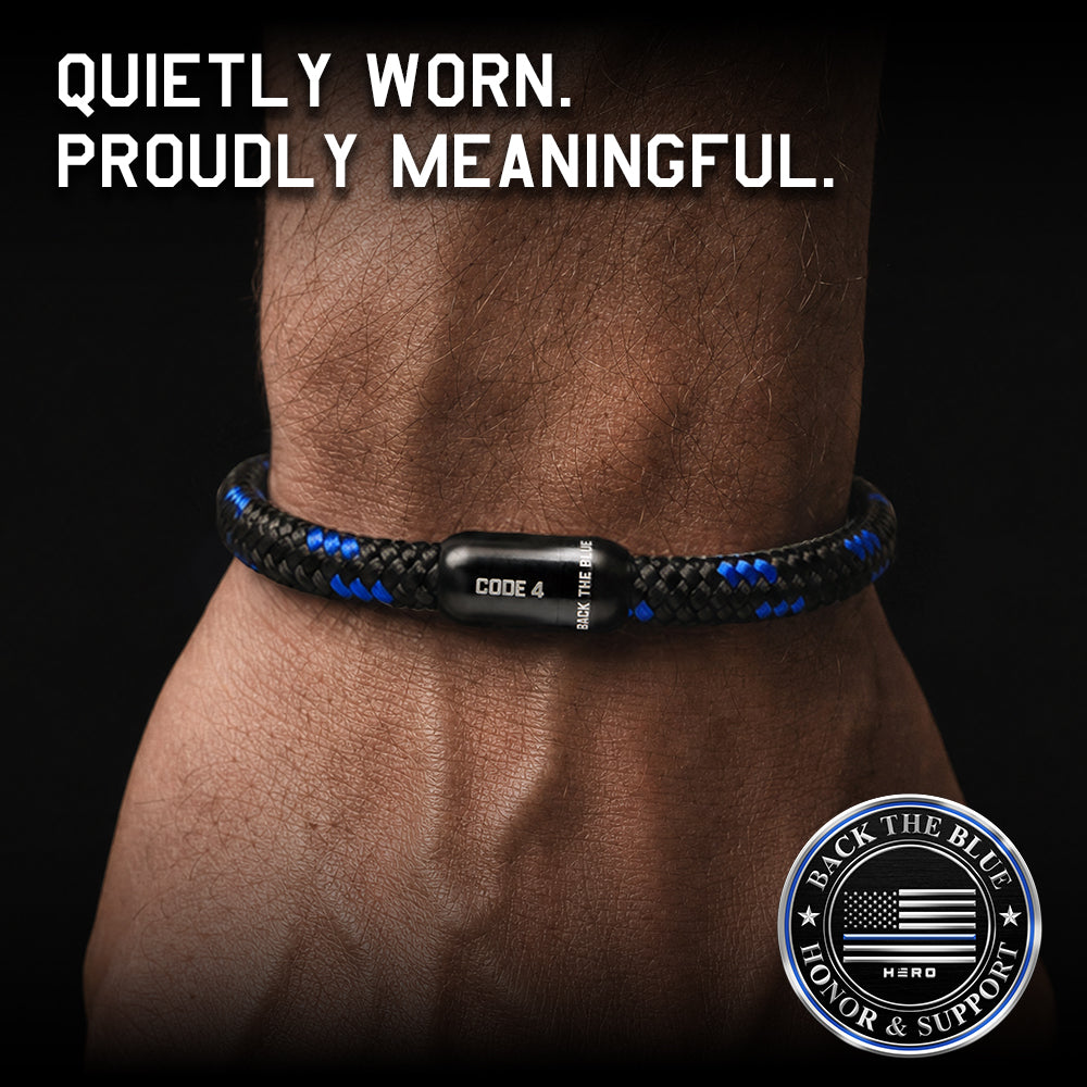BACK THE BLUE Paracord Bracelet