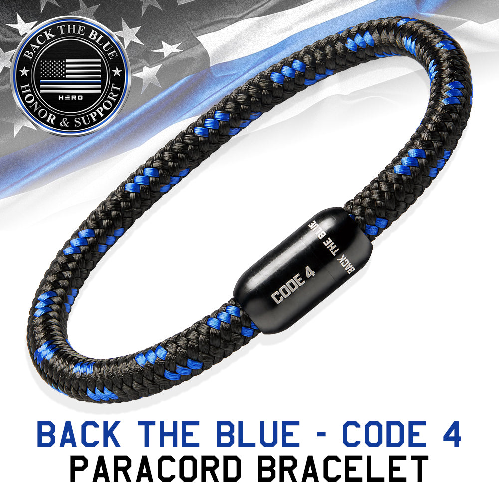 BACK THE BLUE Paracord Bracelet