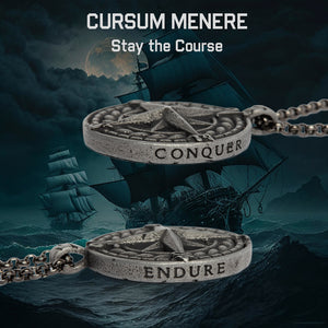 Endure & Conquer Compass Necklace: Helps Pair Veterans With A Service Dog Or Shelter Dog