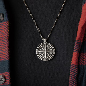 Endure & Conquer Compass Necklace: Helps Pair Veterans With A Service Dog Or Shelter Dog