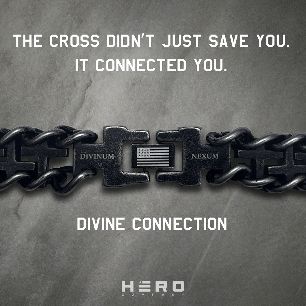 CONNECTED AT THE CROSS LINK BRACELET : Helps Pair Veterans With A Service Dog or Shelter Dog