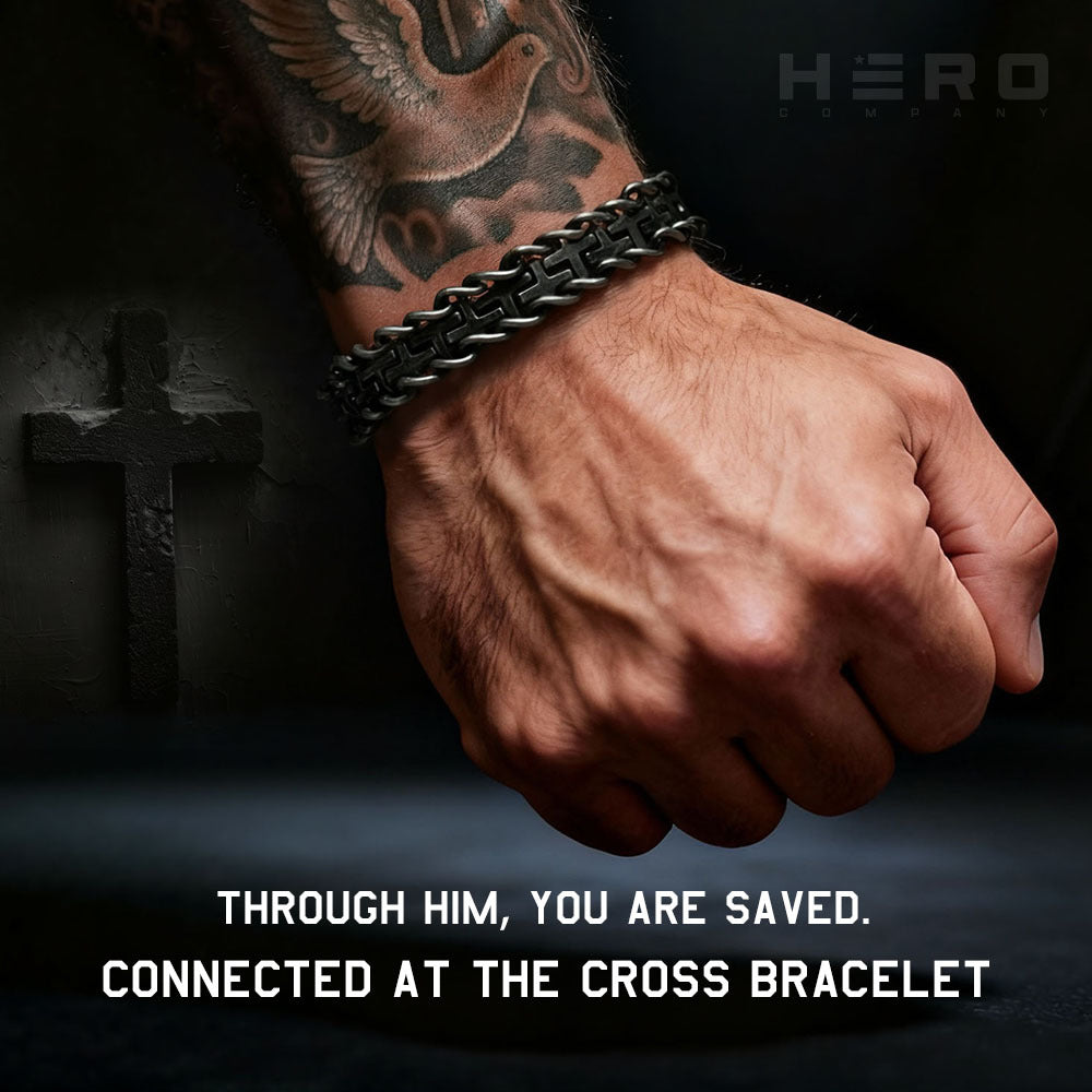 CONNECTED AT THE CROSS LINK BRACELET : Helps Pair Veterans With A Service Dog or Shelter Dog