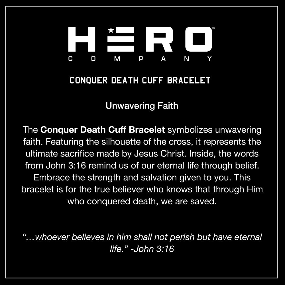 Conquer Death John 3:16 Bracelet : Helps Pair Veterans With A Service Dog Or Shelter Dog