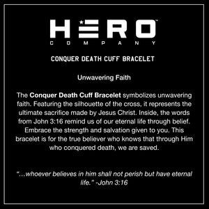 Conquer Death John 3:16 Bracelet : Helps Pair Veterans With A Service Dog Or Shelter Dog