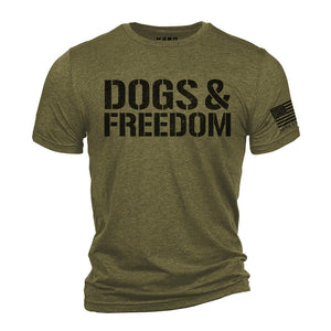 Hero Company Dogs & Freedom Tee: Helps Pair Veterans With A Service Dog or Shelter Dog