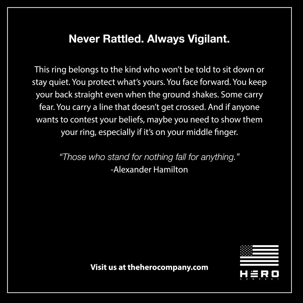 The Hero Company's Don’t Tread On Me Ring- Helps Pair Veterans With A Service Dog Or Shelter Dog