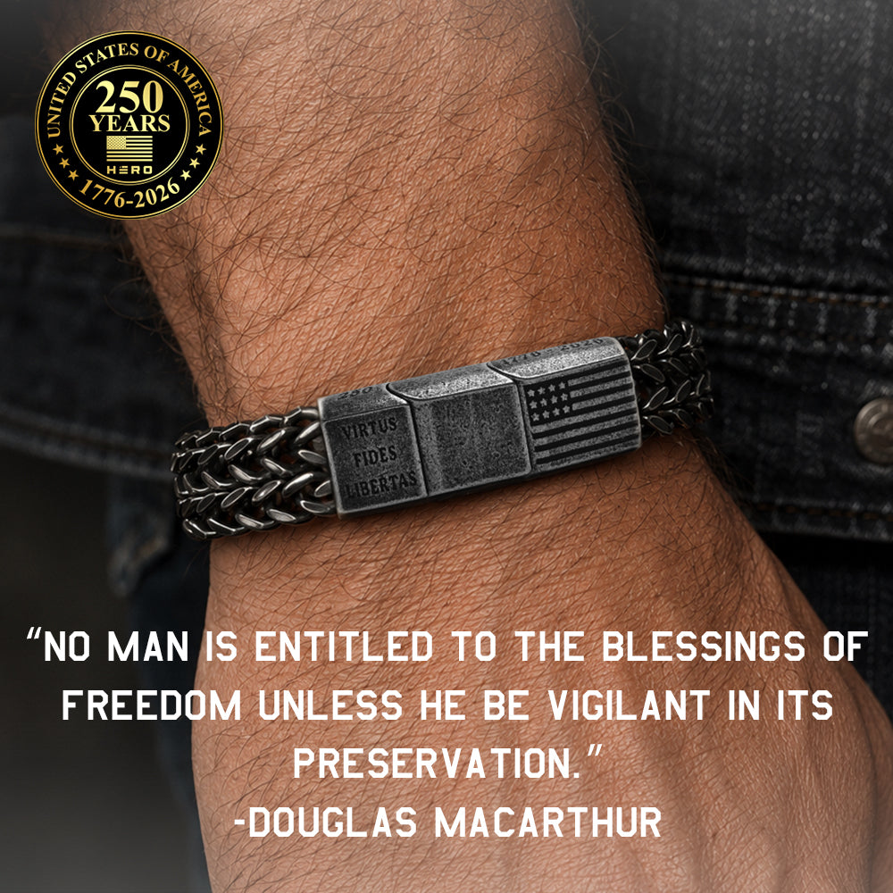 USA 250th Anniversary- Don’t Tread On Me Bracelet -Faire
