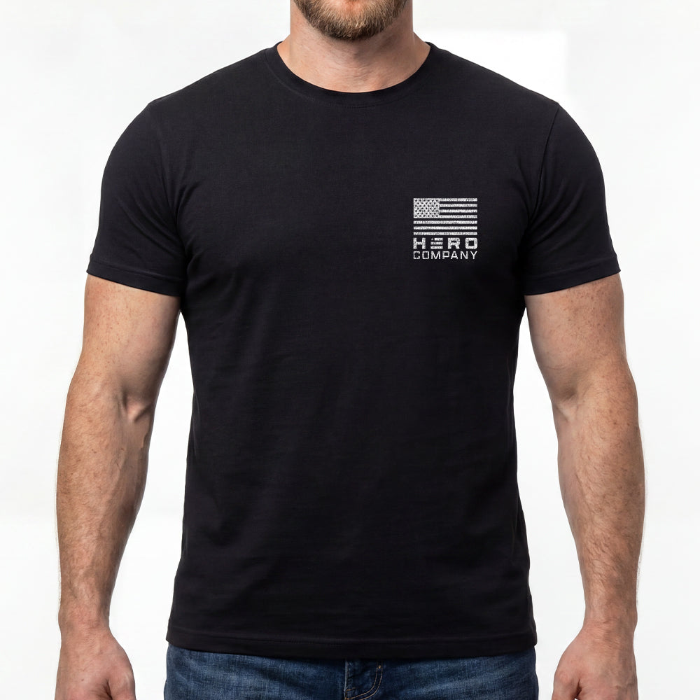 Fishing And Freedom Black Tee