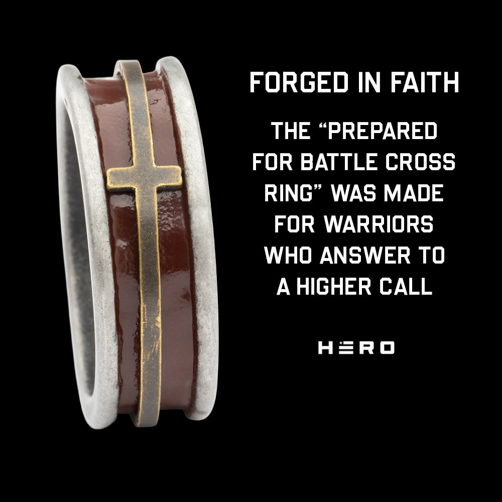 The Hero Company&#39;s Prepared for Battle Cross Ring : Helps Pair Veterans With A Service Dog Or Shelter Dog