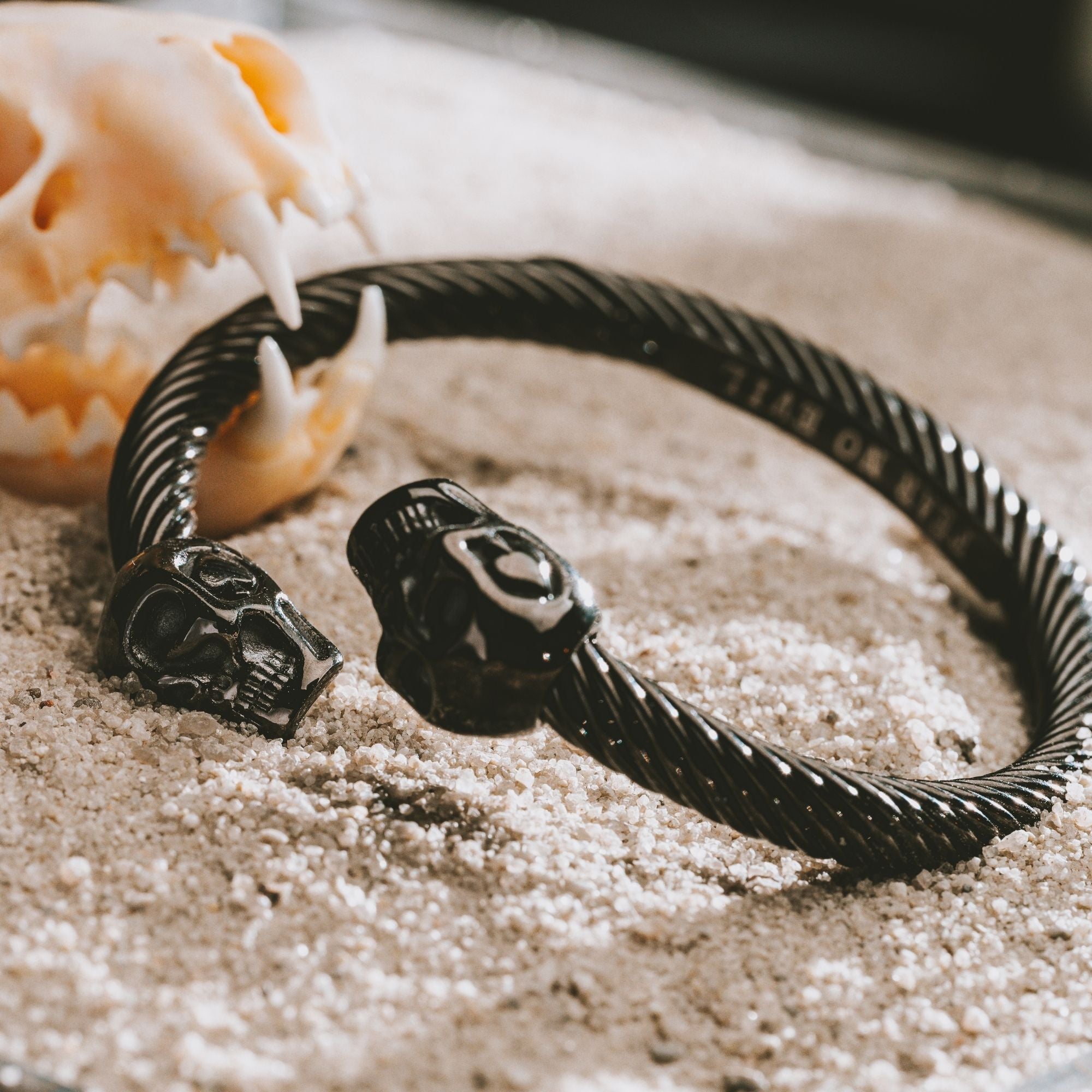 Limited Time Offer - FEAR NO EVIL- Twisted Cable Bracelet