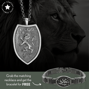 Grab the King of Kings Necklace and Get Matching Bracelet for Free- Helps Pair Veterans With A Service Dog Or Shelter Dog