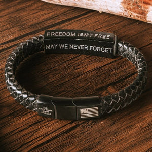 FREE NO SURRENDER Hero Company Hat with Purchase of Freedom Isn't Free Leather Bracelet