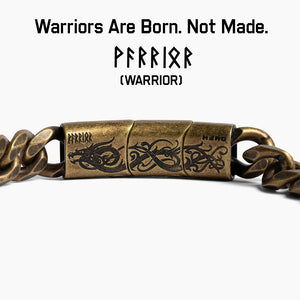 Viking Courage Cuban Link Necklace: Helps Pair Veterans With A Service Dog Or Shelter Dog