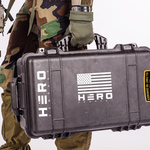 FREE Hero Co VIP Decal Pack with Purchase of Black Flag Never Forgotten Adjustable Paracord Bracelet