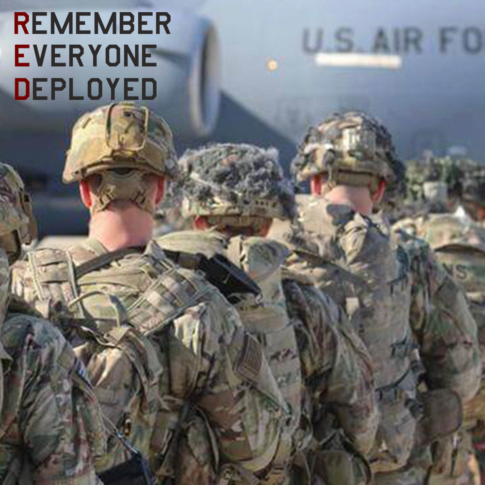 Hero Company R.E.D. Remember Everyone Deployed Tee: Helps Pair Veterans With A Service Dog or Shelter Dog