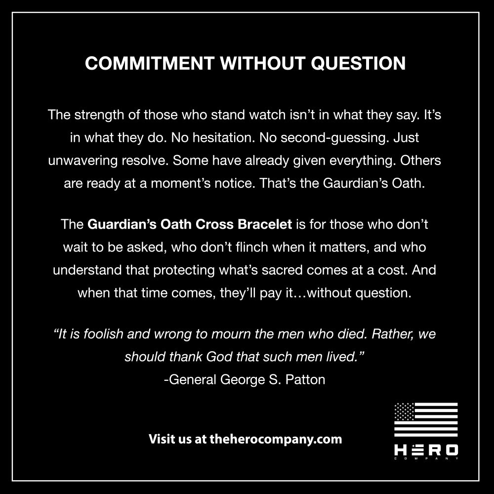 The Guardian’s Oath Cross Link Bracelet: Helps Pair Veterans With A Service Dog Or Shelter Dog