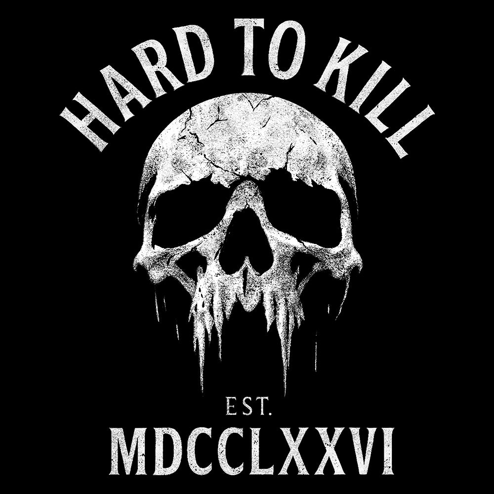 Hero Company Men's Hard To Kill Black Tee - Helps Pair Veterans With A Service Dog or Shelter Dog