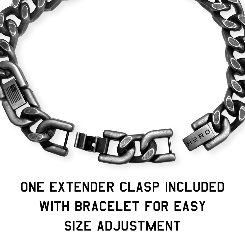 The "Ultimate Everyday Carry" Cuban Link Bracelet: Helps Pair Veterans With A Service Dog Or Shelter Dog