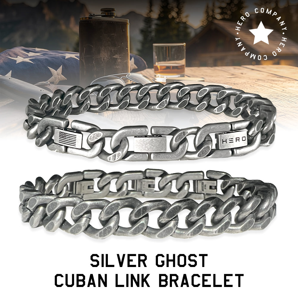 The "Ultimate Everyday Carry" Cuban Link Bracelet: Helps Pair Veterans With A Service Dog Or Shelter Dog