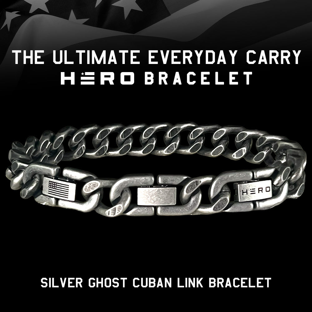 The "Ultimate Everyday Carry" Cuban Link Bracelet: Helps Pair Veterans With A Service Dog Or Shelter Dog