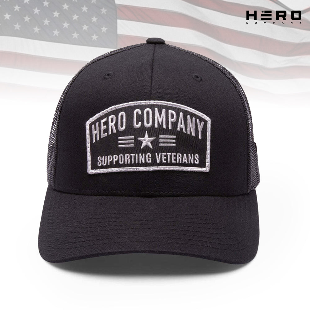 The Hero Company Supporting Veterans Hat - Helps Pair Veterans With A Service Dog or Shelter Dog