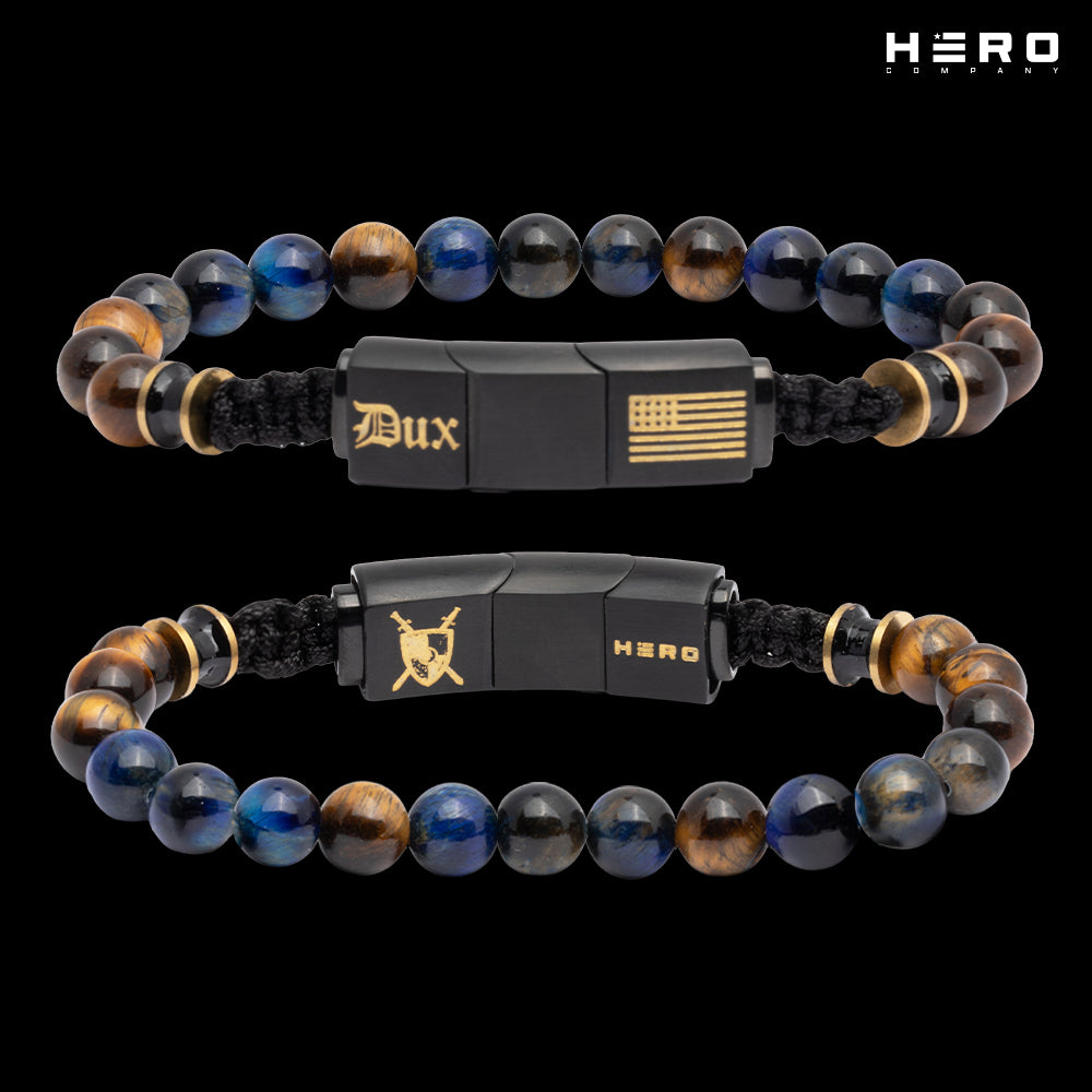 Nighthawk Tiger's Eye Bracelet: Helps Pair Veterans With A Service Dog Or Shelter Dog