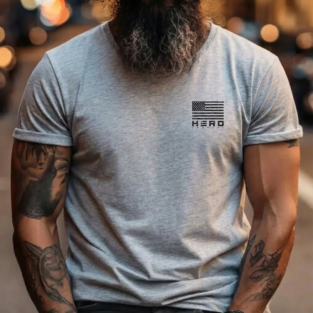 Hero Company Men's Unconditional Best Friend Labrador Retriever Tee - Helps Pair Veterans With A Service Dog or Shelter Dog