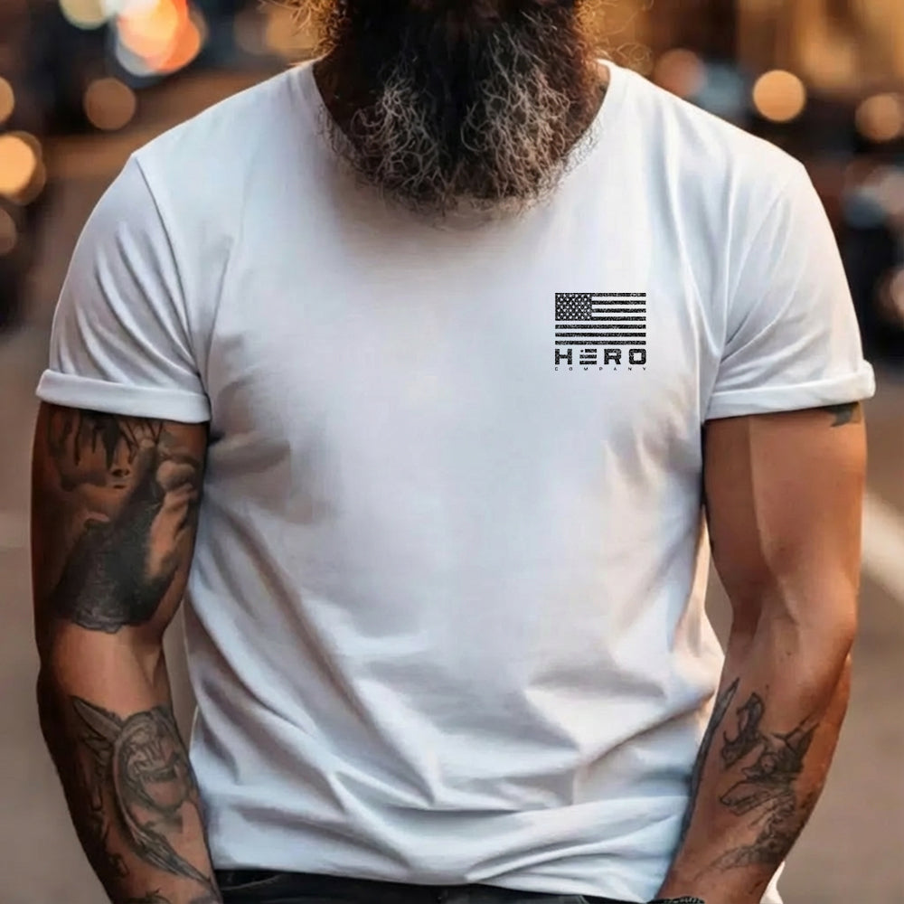 Hero Company Men's Labrador Retriever Unconditional Best Friend Tee - Helps Pair Veterans With A Service Dog or Shelter Dog