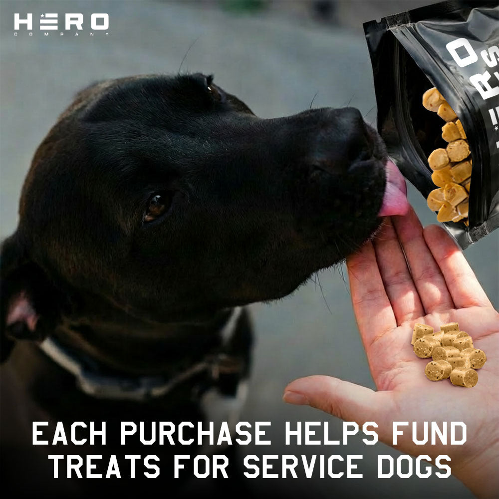 Hero Bites - Dog Treats with Chicken and Cranberry-Helps Fund Snacks for Service Dogs