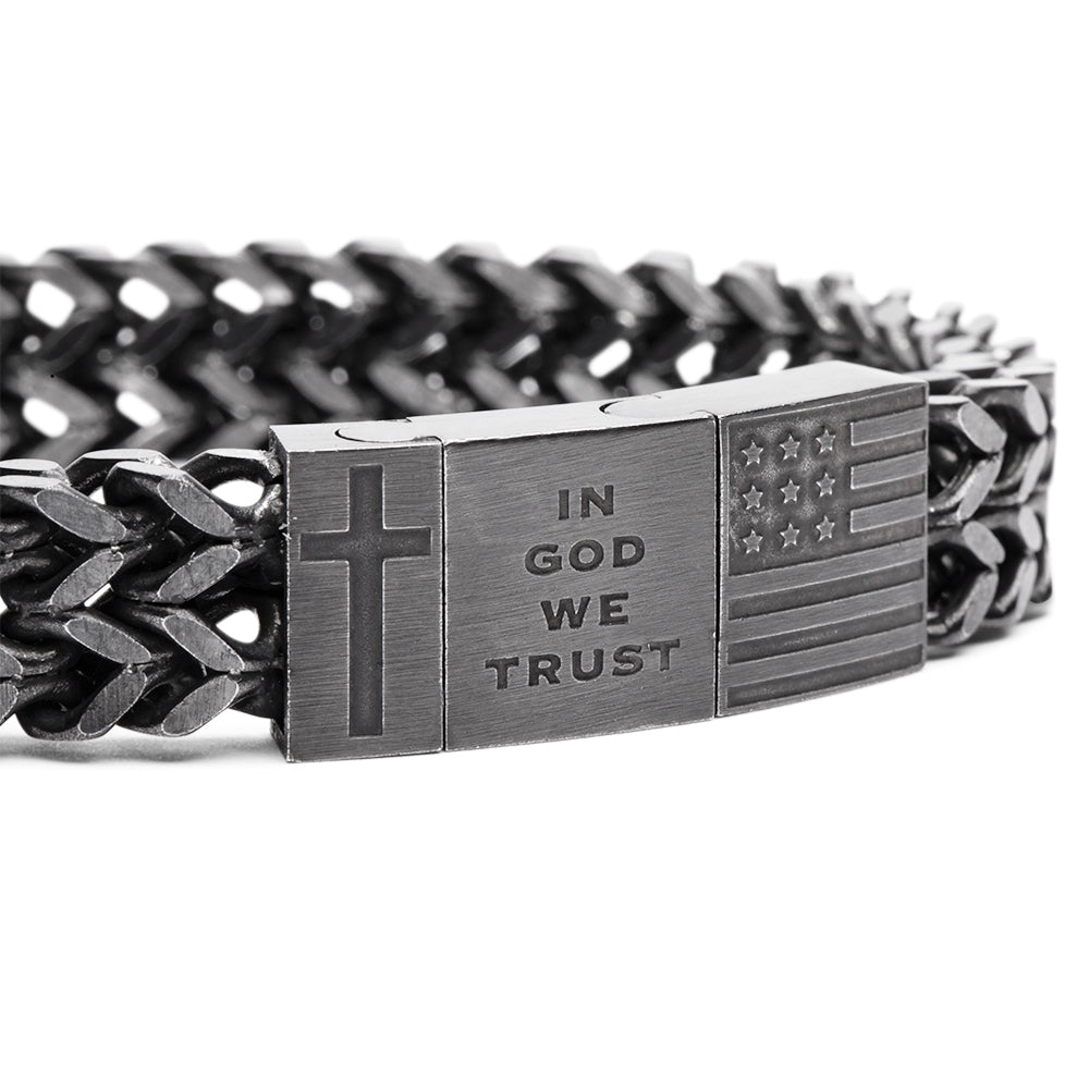 DEAL 33% OFF In God We Trust Bracelet: Helps Pair Veterans With A Service Dog Or Shelter Dog