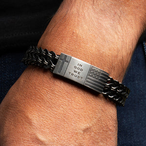 In God We Trust Bracelet: Helps Pair Veterans With A Service Dog Or Shelter Dog