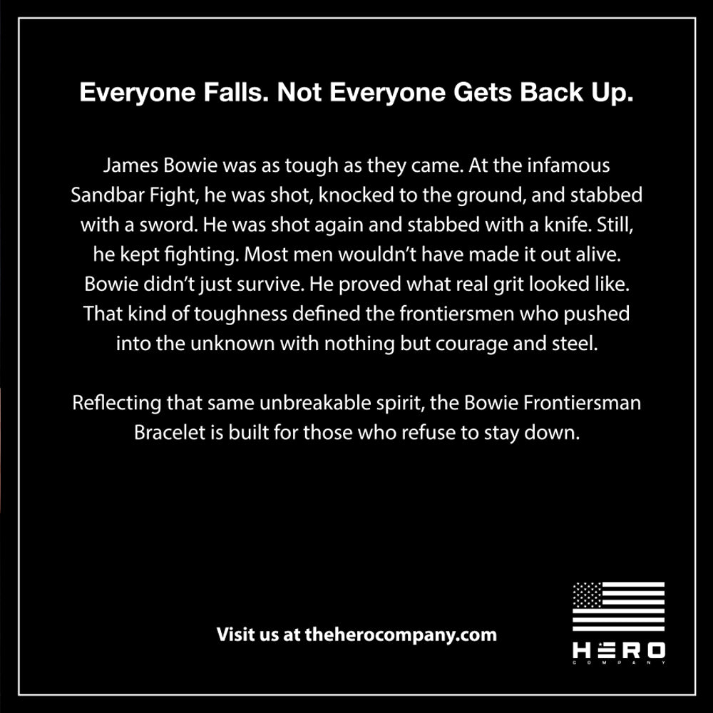 Bowie Frontiersman Bracelet - Helps Pair Veterans With A Service Dog Or Shelter Dog