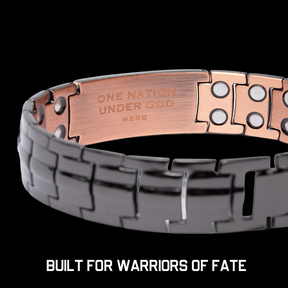 Power of the Lord’s Prayer Magnetic Copper Bracelet : Helps Pair Veterans With A Service Dog Or Shelter Dog