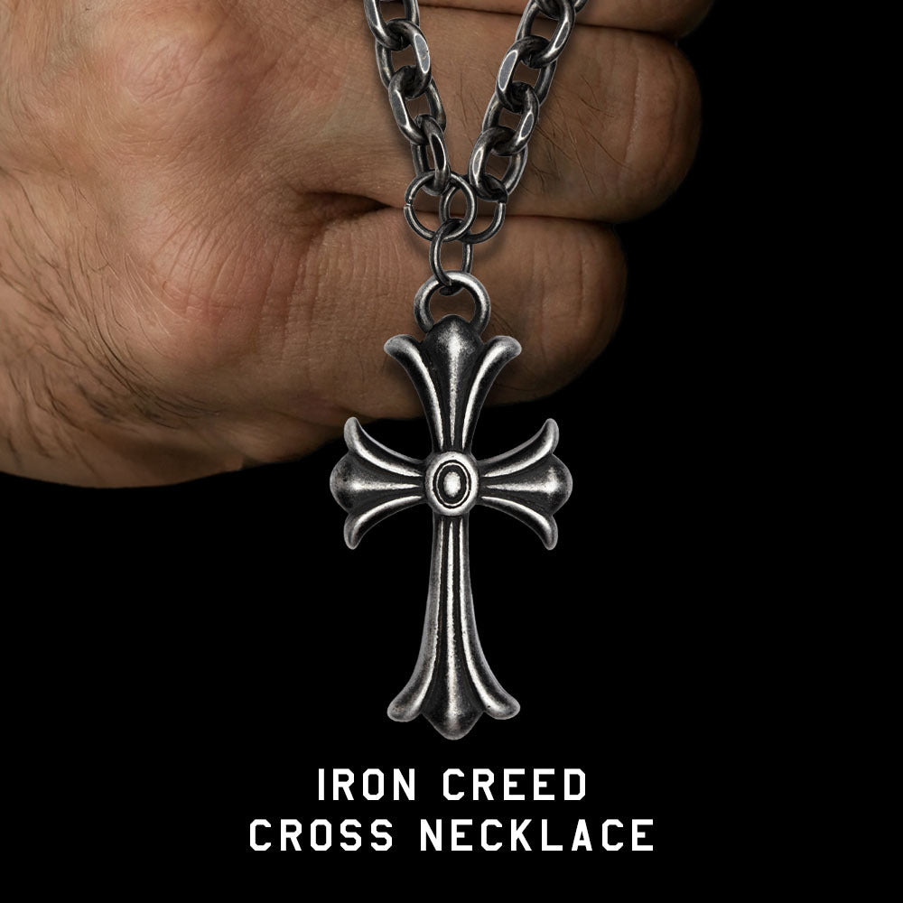 The Iron Creed Cross Necklace