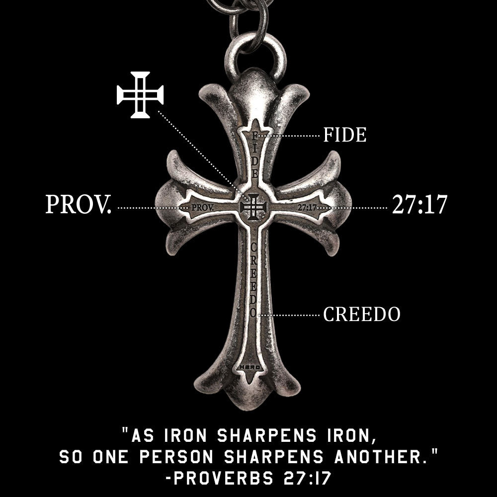 The Iron Creed Cross Necklace